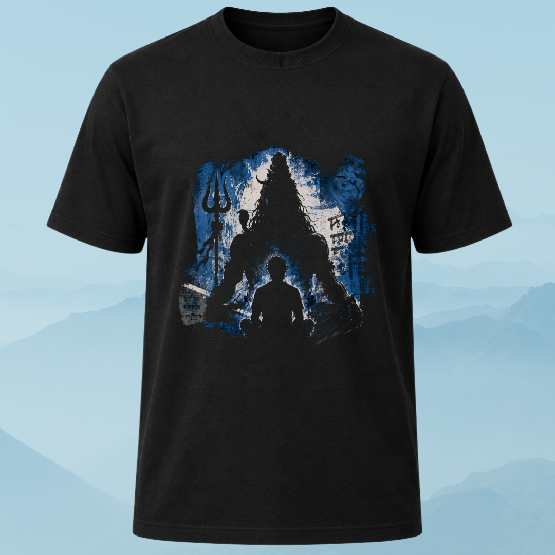 The Mahadev Bhakt Tshirt — Silhouette Edition