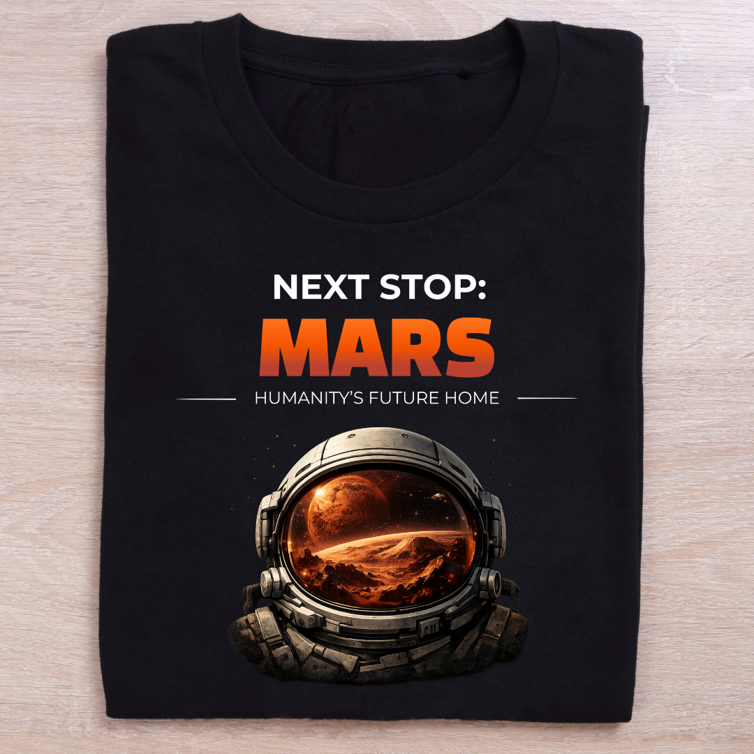 Next Stop: MARS Unisex Astronomy Tshirt