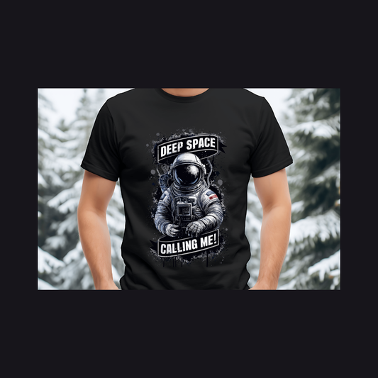 Deep space: Unisex Astronomy Tshirt