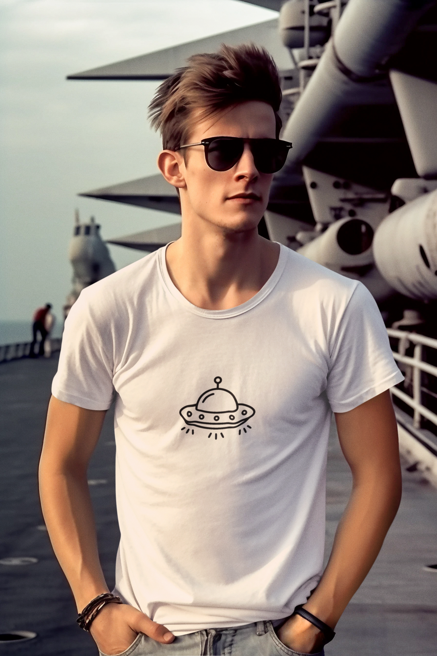 Space Typography - Unisex Astronomy T-Shirt